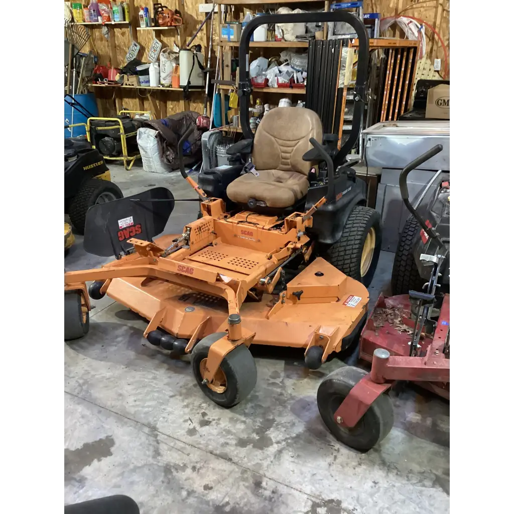 Used Scag Tiger Cat 61 Zero Turn Mower Engine & Hydros Re-Done – Z-Bros