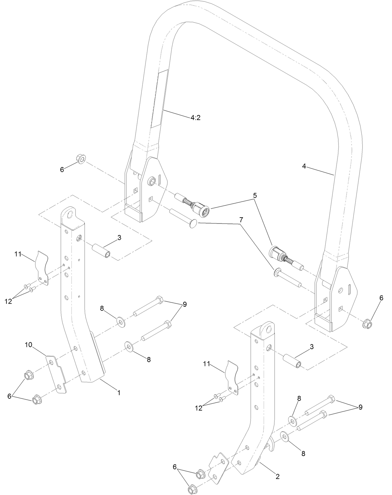 Roll-Over Protection System  Assembly No. 135-5786