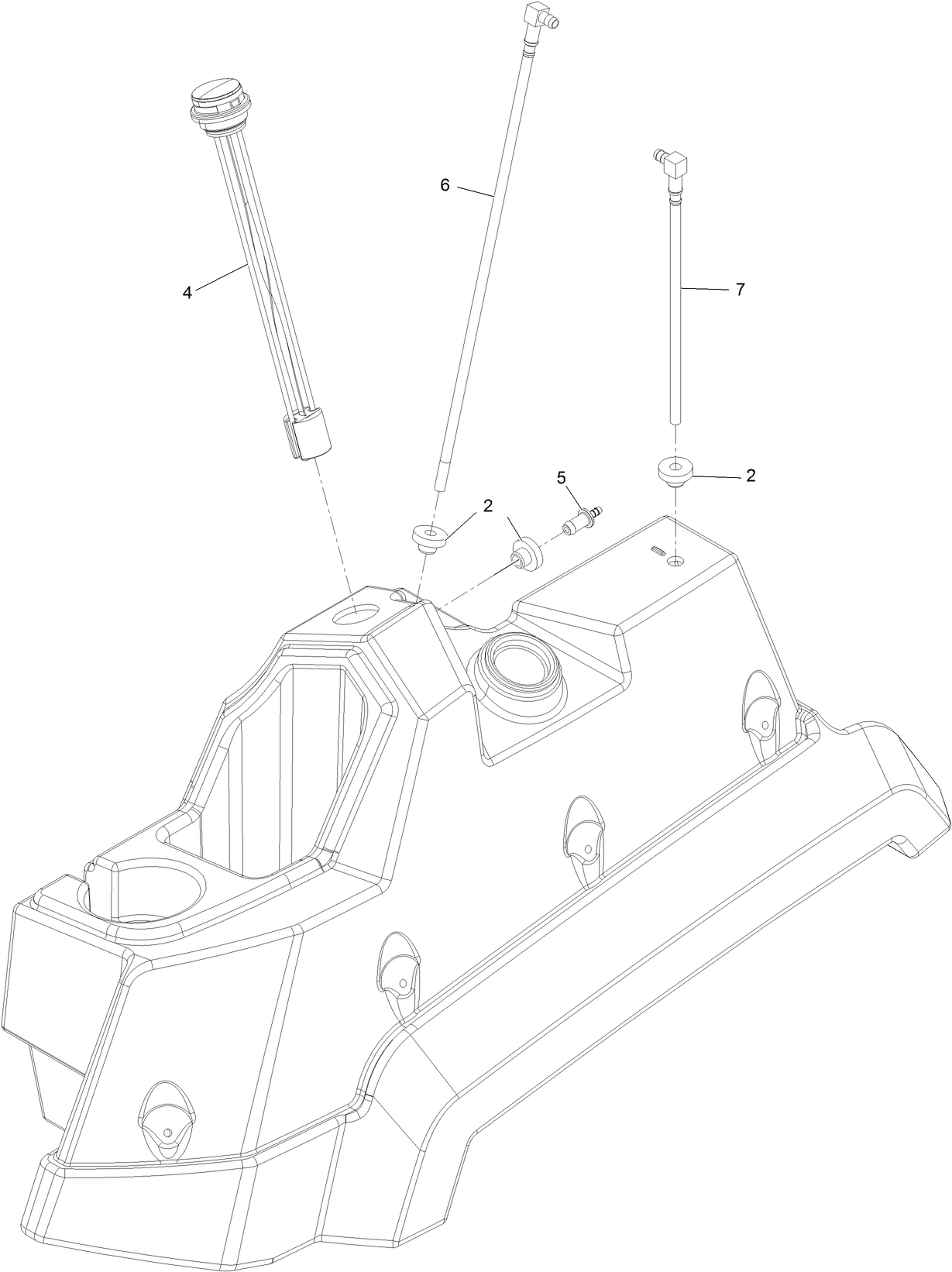 LH Fuel Tank Assembly No. 126-8652