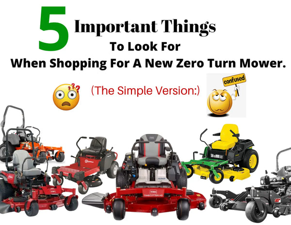 5 Considerations To Help You Buy The Best Zero Turn Mower