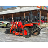 Used Kioti CS2510 Compact Tractor W/ Loader and Belly Mower